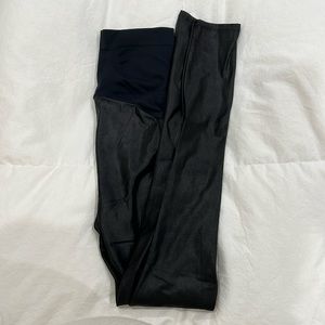 Spanx Maternity Faux Leather leggings